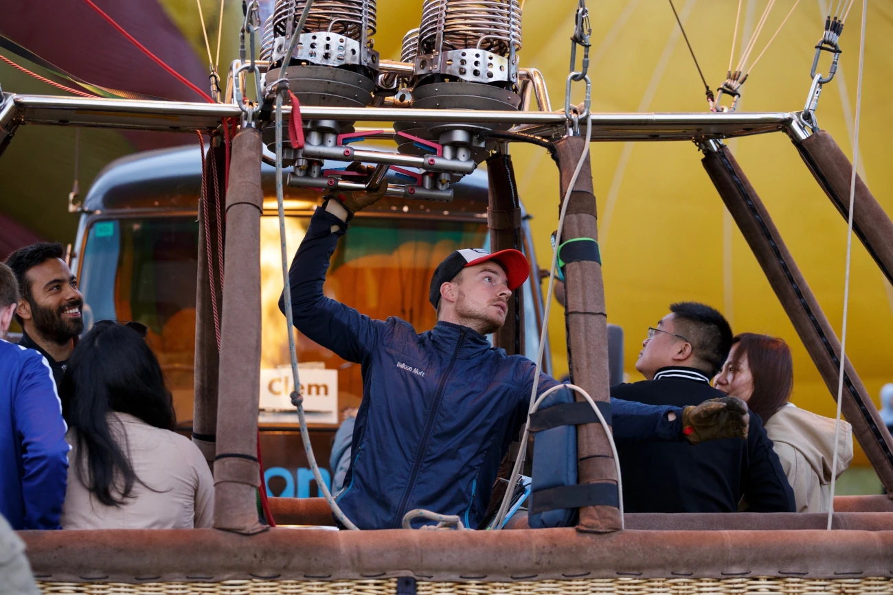 Clément Seigeot prêt au décollage
