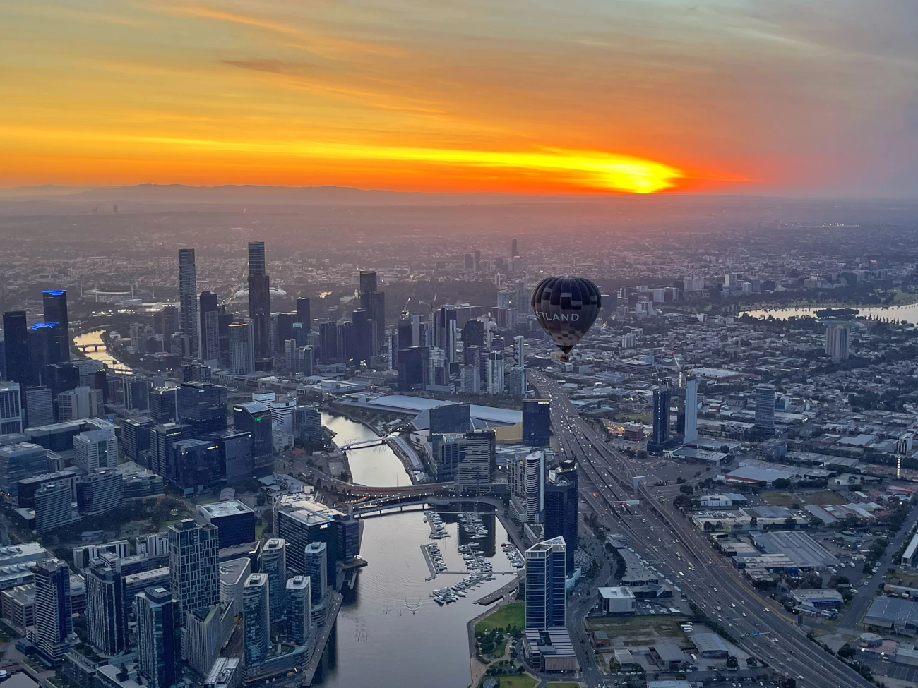 Vol en montgolfière à Melbourne